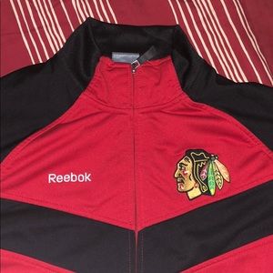 Chicago Blackhawks Reebok full zip up jacket
